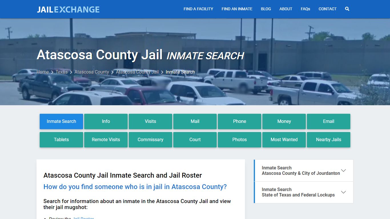 Inmate Search: Roster & Mugshots - Atascosa County Jail, TX